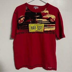 SCUBA Taxi Car Red T-Shirt